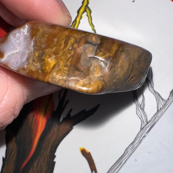 Owyhee Gem picture Jasper specimen larger palm stone A/ worry stone - Picture 4 of 12